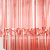 Verona Pink Multi-Tier Chandelier 26"