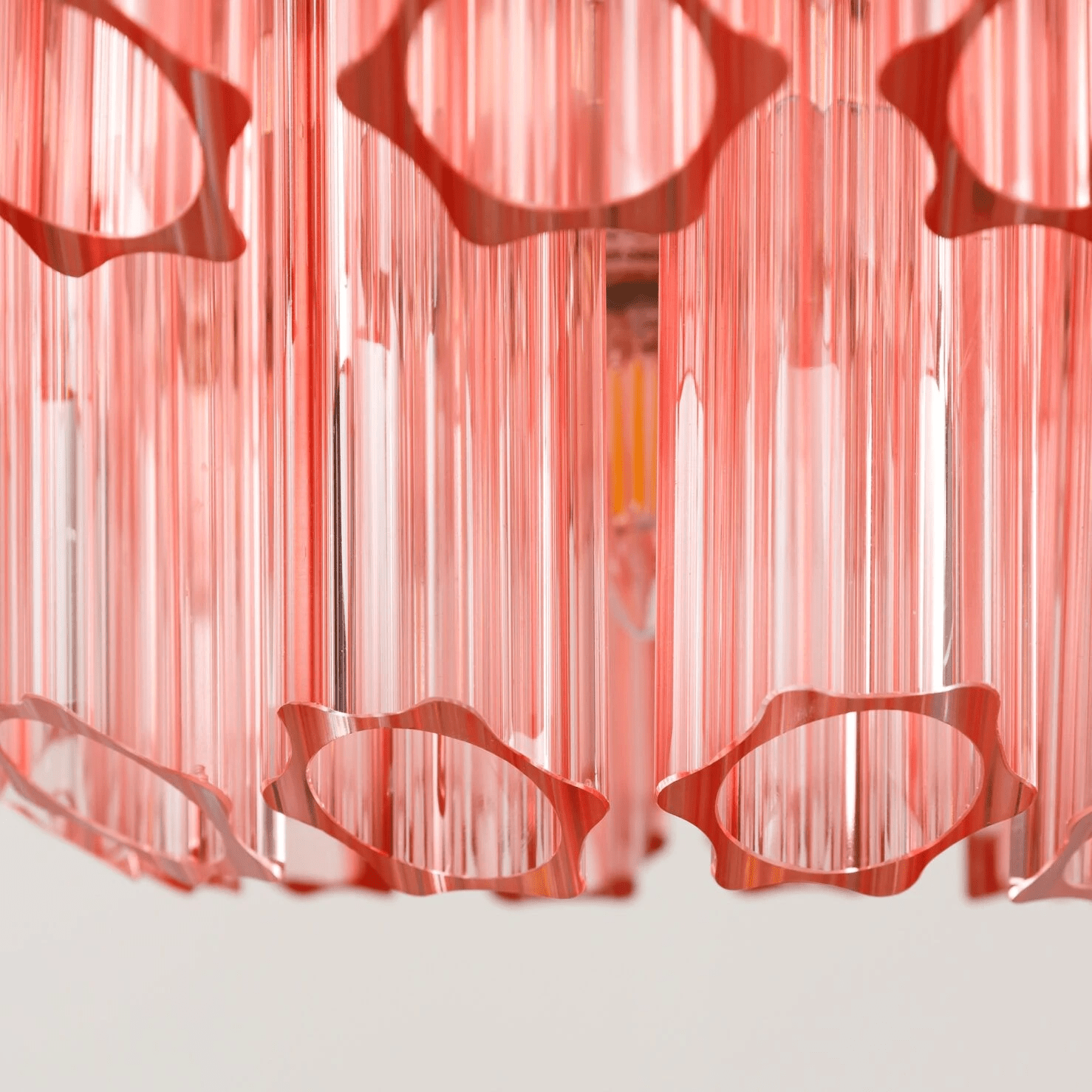 Verona Pink Multi-Tier Chandelier 26"