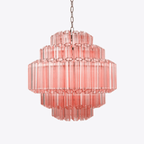 Verona Pink Multi-Tier Chandelier 26"