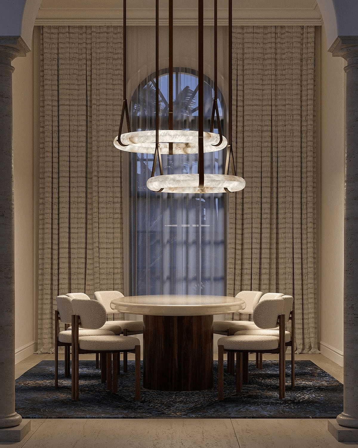Oslo Alabaster Pendant Light A