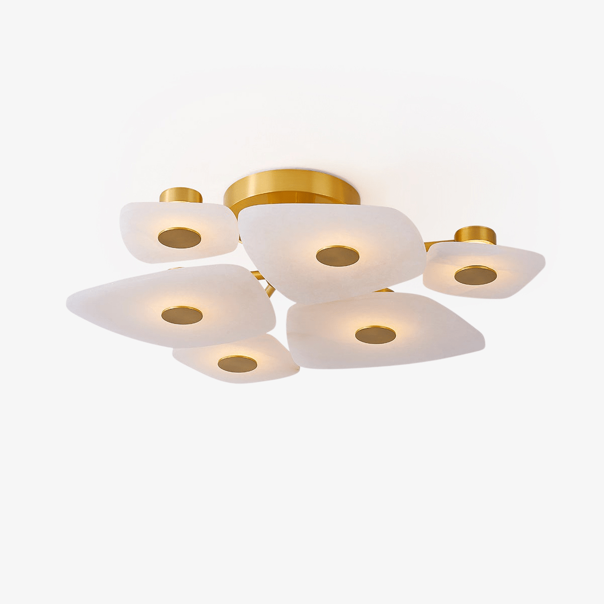 Holmdel Alabaster Flush Mount