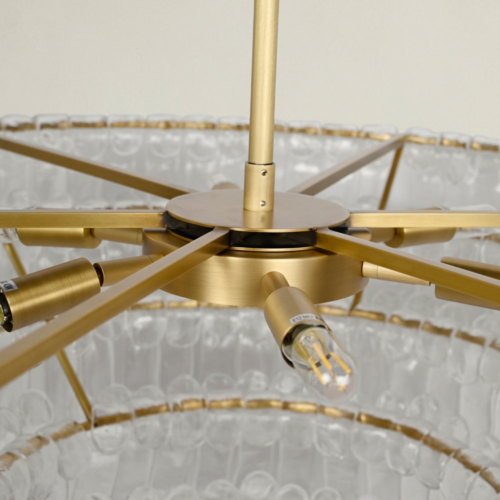 Ghiaccio 5-Tier Round Chandelier 48"