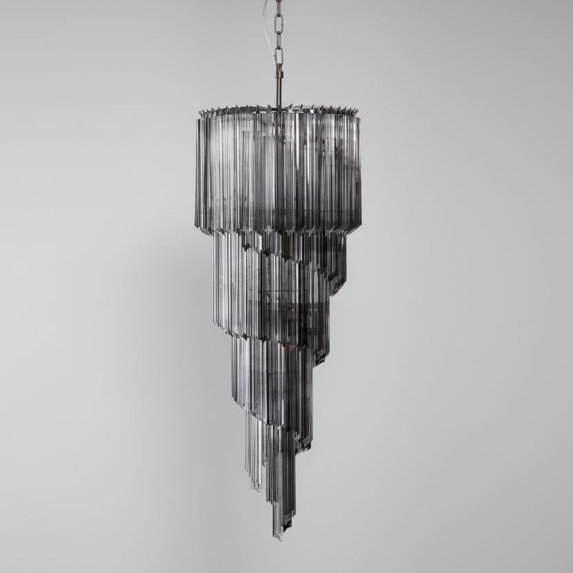 Dark Themed Cascading Rain Chandelier - CasaraHouse