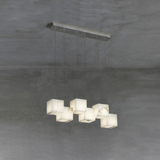 Alabaster Box Chandelier