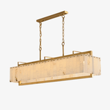 Solstice Bar Alabaster Chandelier