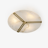 Clocks Alabaster Flush Mount