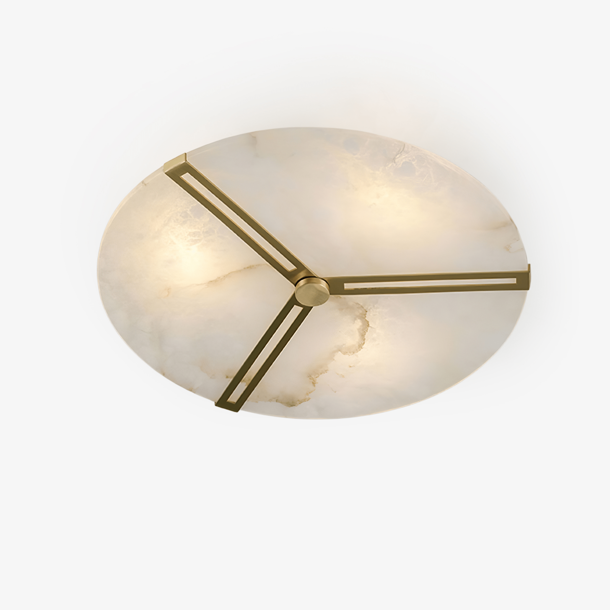 Clocks Alabaster Flush Mount