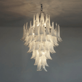 Dravina Glass Petals Pendant Lamp 31.5″D