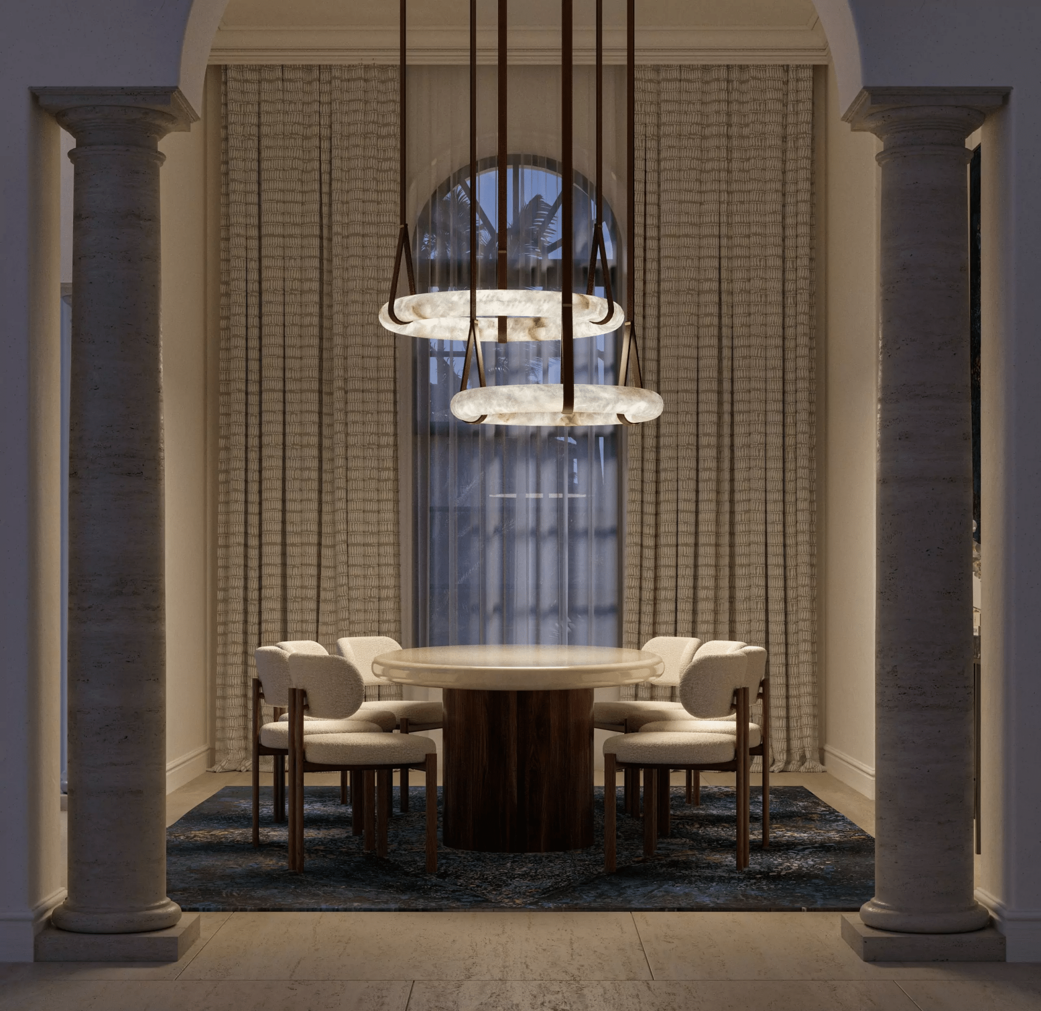 Oslo Alabaster Pendant Light A