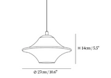 Saucer Alabaster Pendant Light
