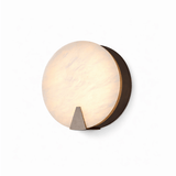 Solaris Halo Alabaster Wall Light