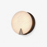 Solaris Halo Alabaster Wall Light