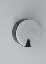 Solaris Halo Alabaster Wall Light