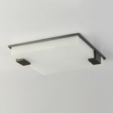 Square Alabaster Flush Mount