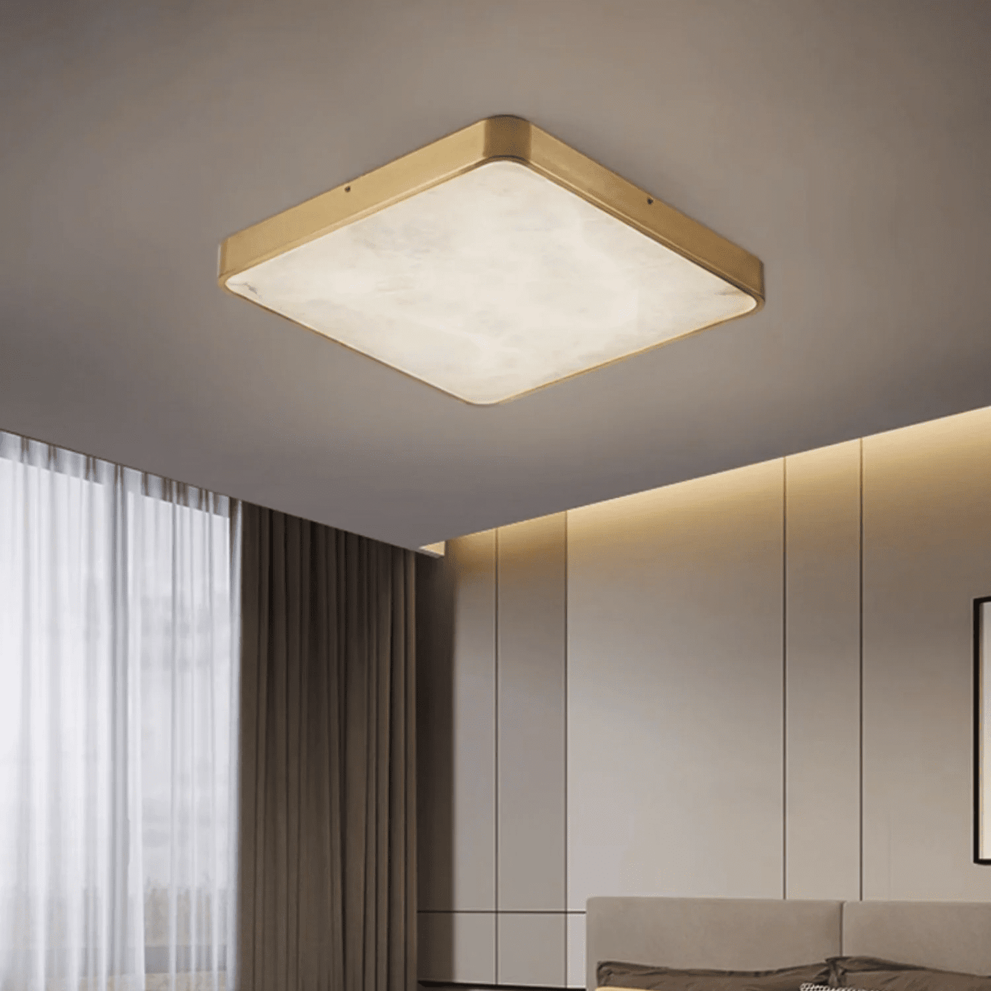 Calista Alabaster Flush Mount