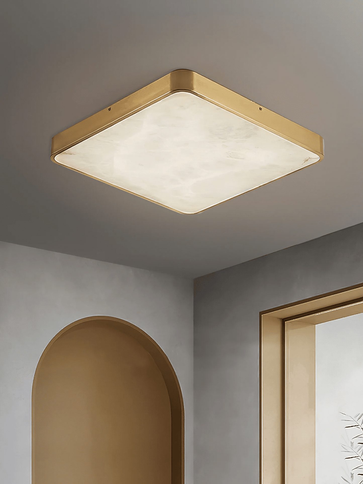 Calista Alabaster Flush Mount