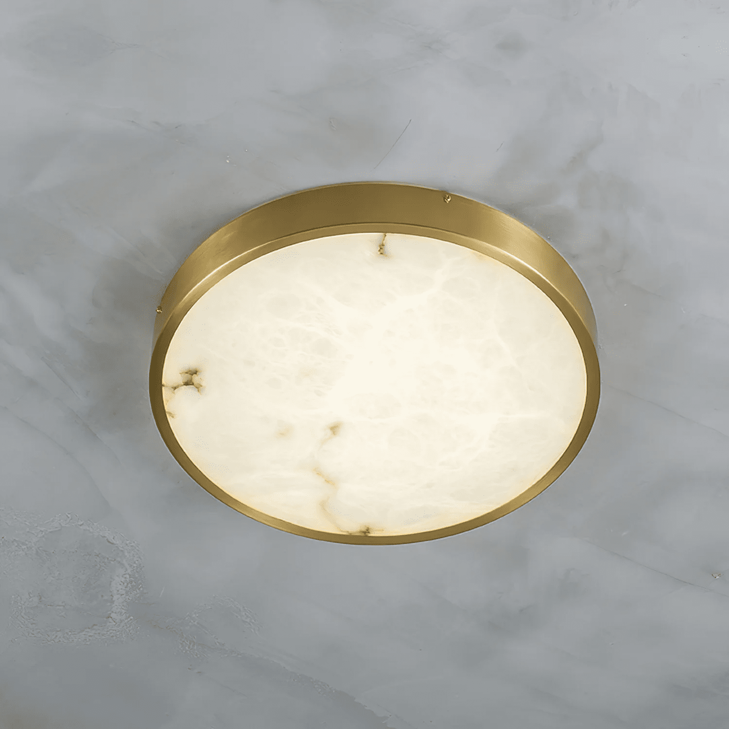 Calista Alabaster Flush Mount