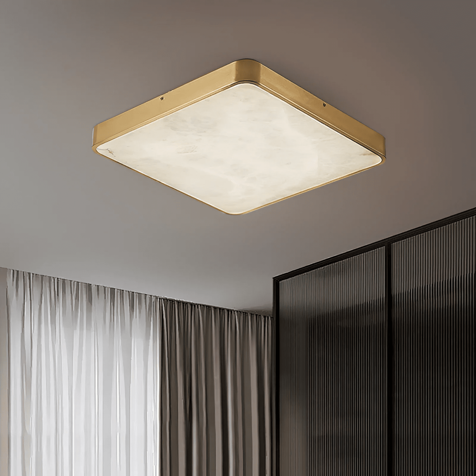 Calista Alabaster Flush Mount