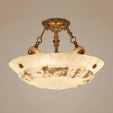 Aureon Alabaster Flush Mount