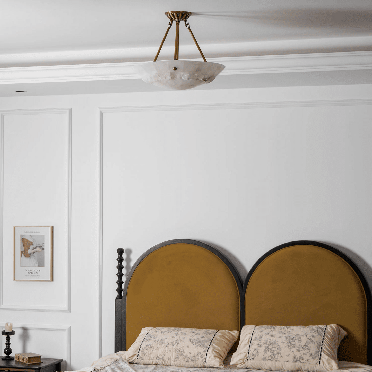 Aureon Alabaster Flush Mount