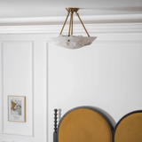 Aureon Alabaster Flush Mount