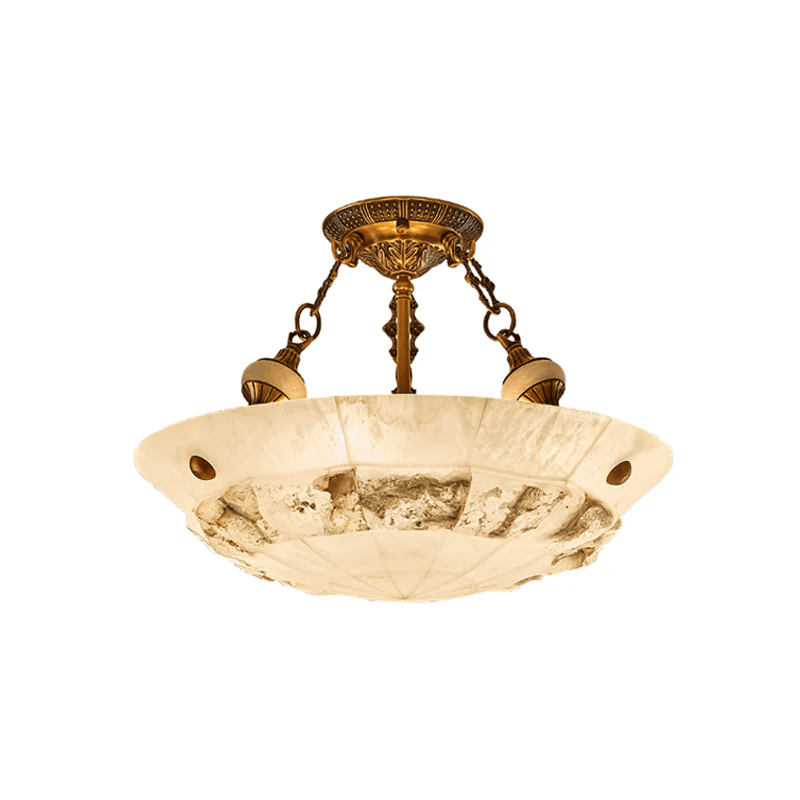 Aureon Alabaster Flush Mount