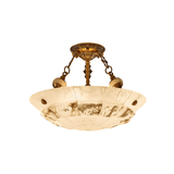 Aureon Alabaster Flush Mount