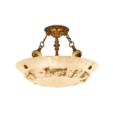 Aureon Alabaster Flush Mount