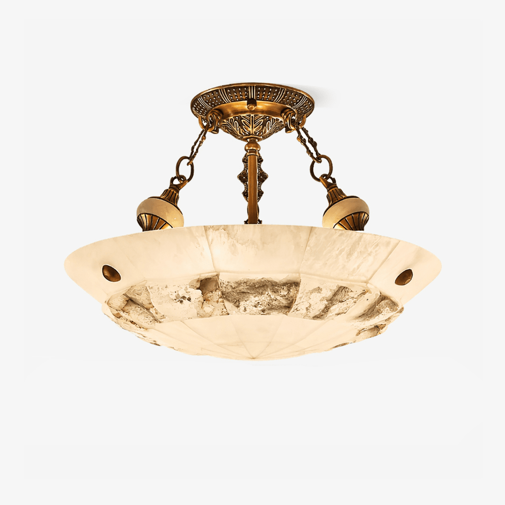 Aureon Alabaster Flush Mount