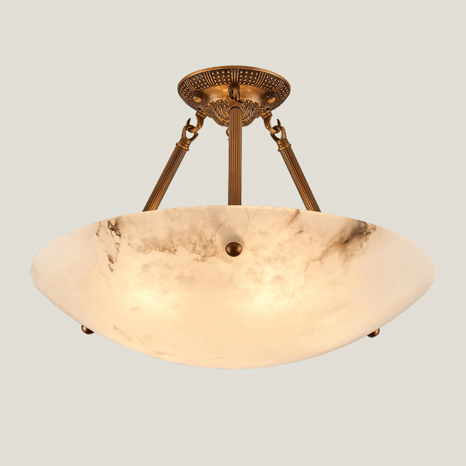 Calyra Alabaster Flush Mount