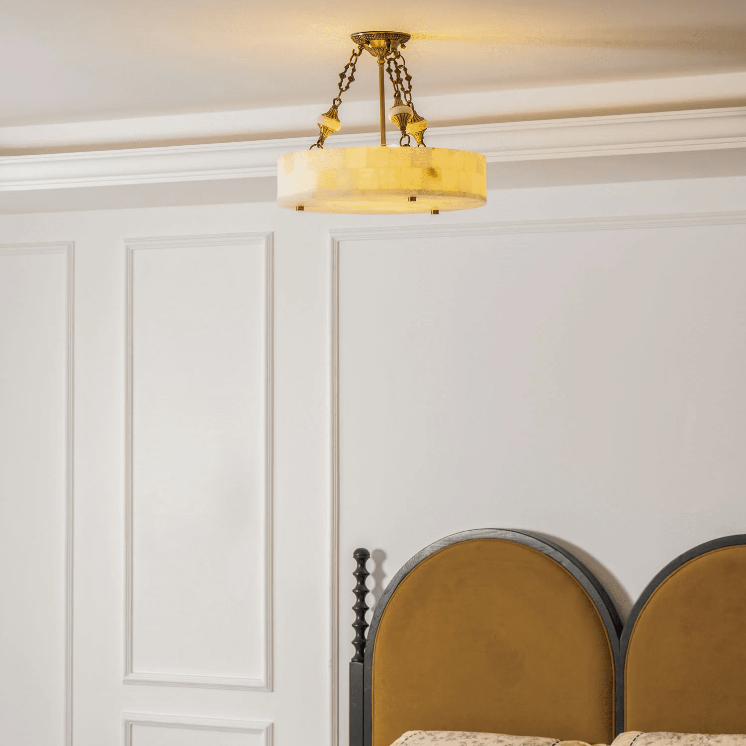 Lumisora Alabaster Flush Mount