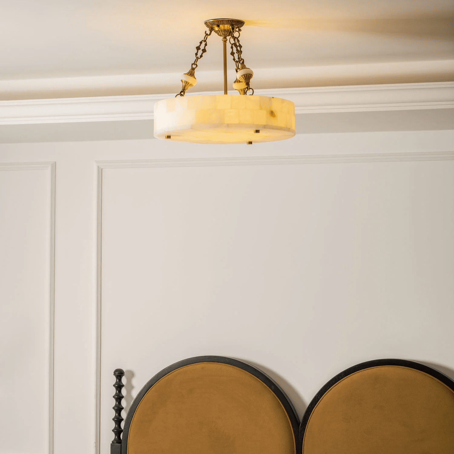 Lumisora Alabaster Flush Mount