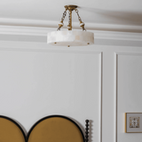 Lumisora Alabaster Flush Mount