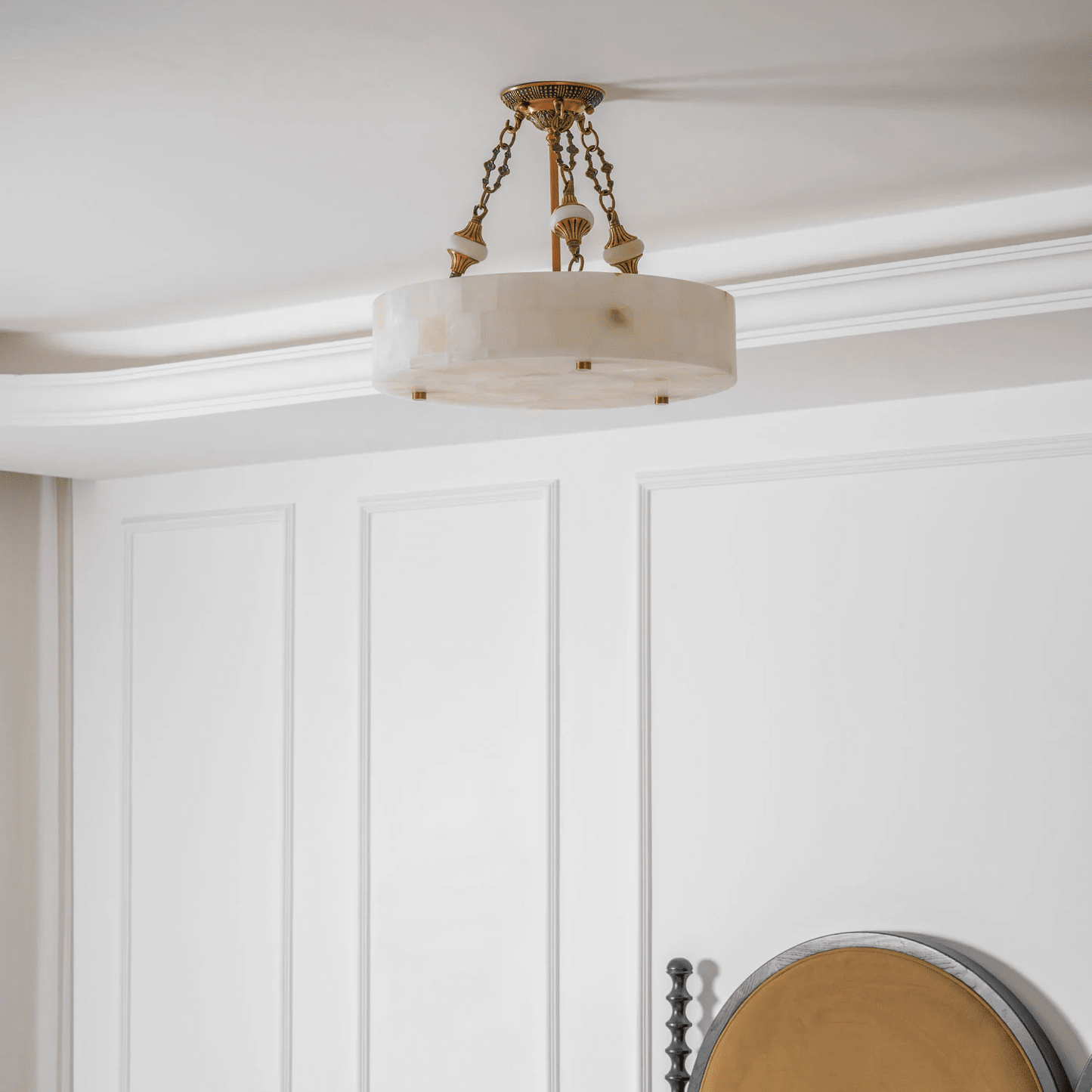 Lumisora Alabaster Flush Mount