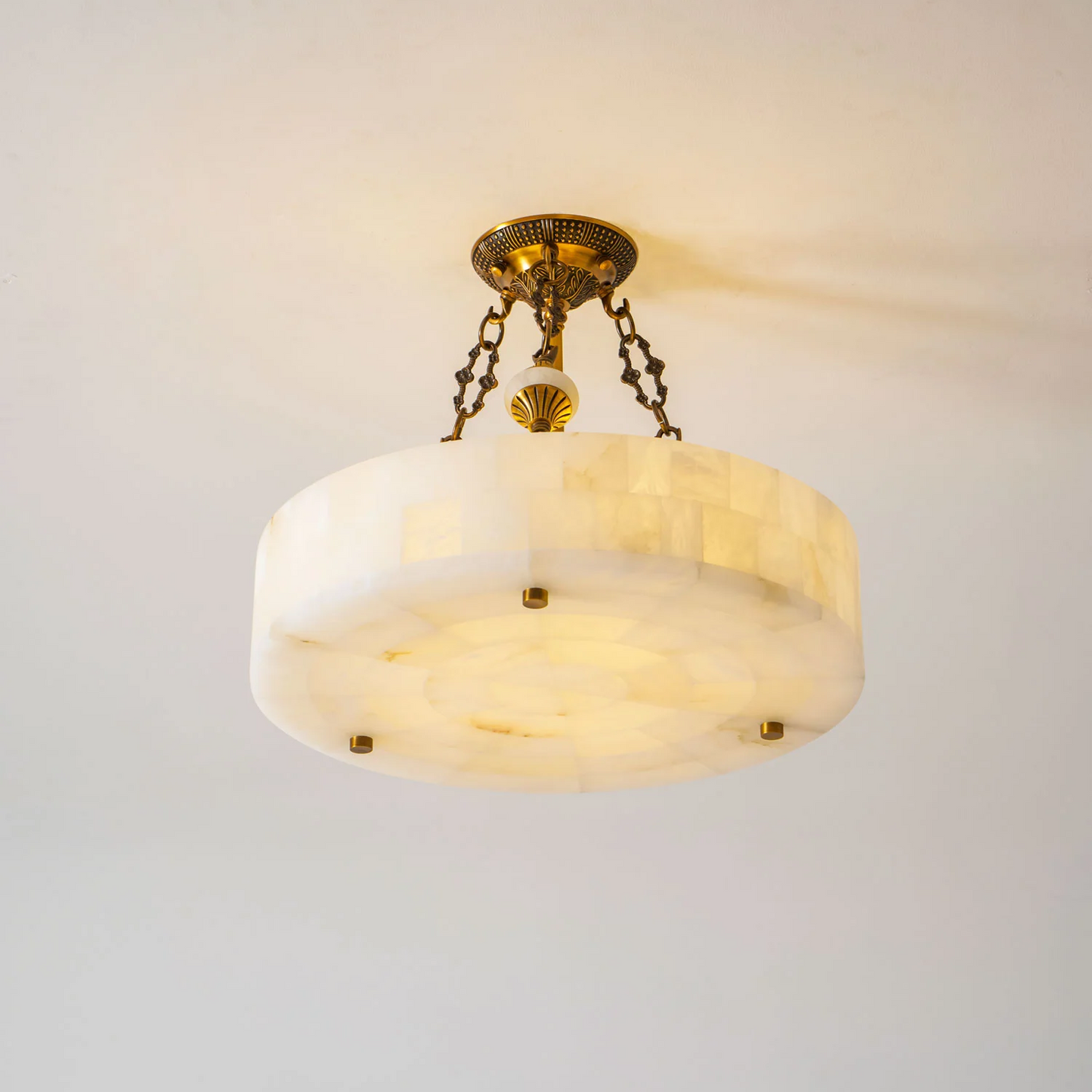 Lumisora Alabaster Flush Mount