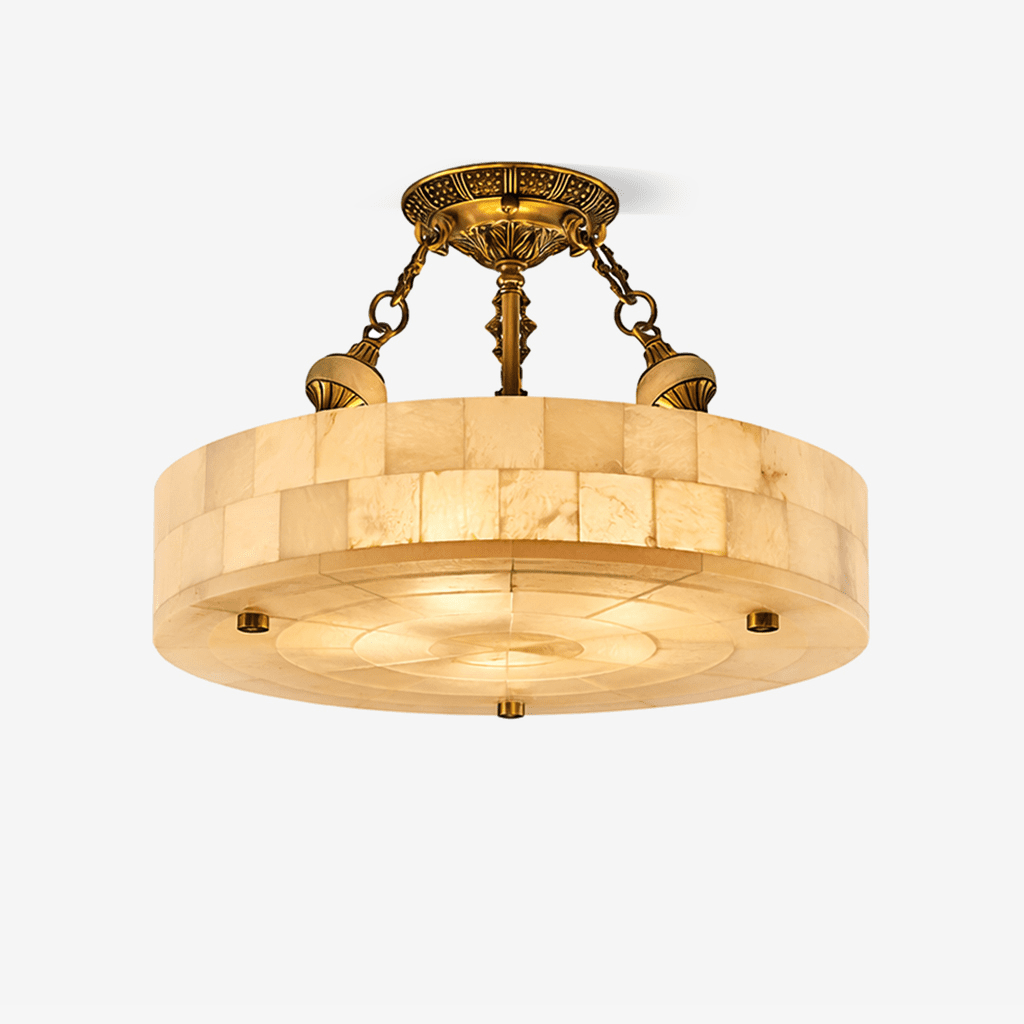 Lumisora Alabaster Flush Mount