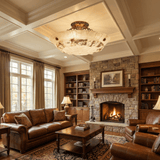 Aureon Alabaster Flush Mount