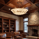 Aureon Alabaster Flush Mount