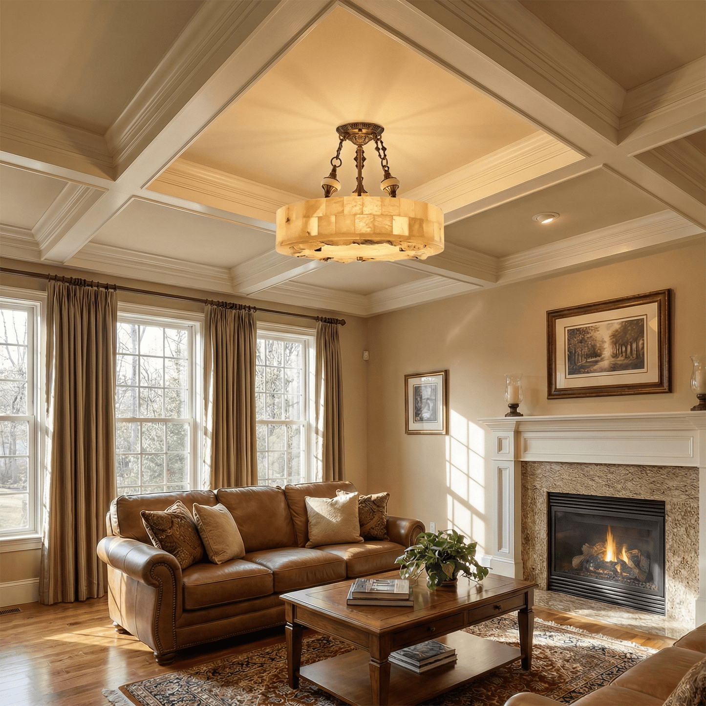 Aurevia Alabaster Chandelier