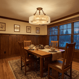Lumisora Alabaster Flush Mount