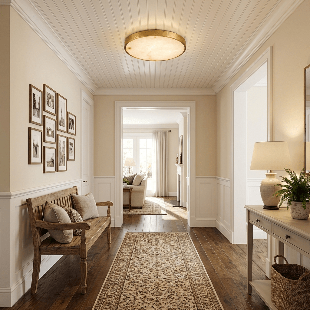 Calista Alabaster Flush Mount
