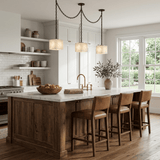 Cascade Chain Cube Alabaster Chandelier