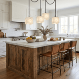 Cascade Chain Cube Alabaster Chandelier