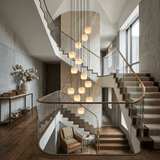 Pillow Alabaster Cluster Chandelier