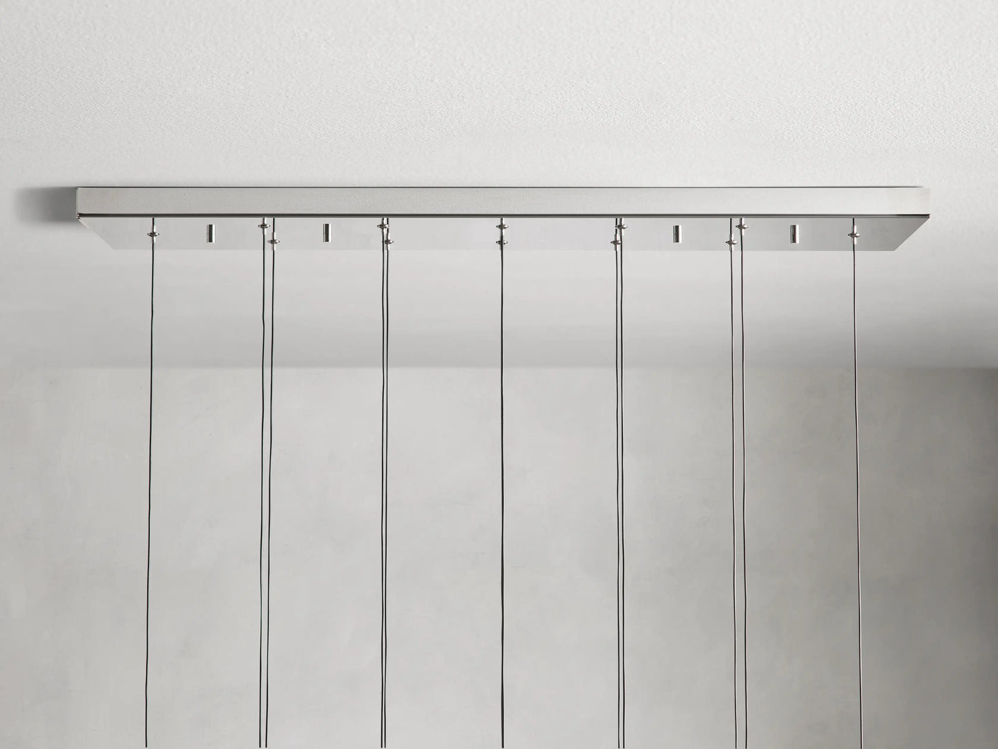 Soltaire Glass Linear Chandelier