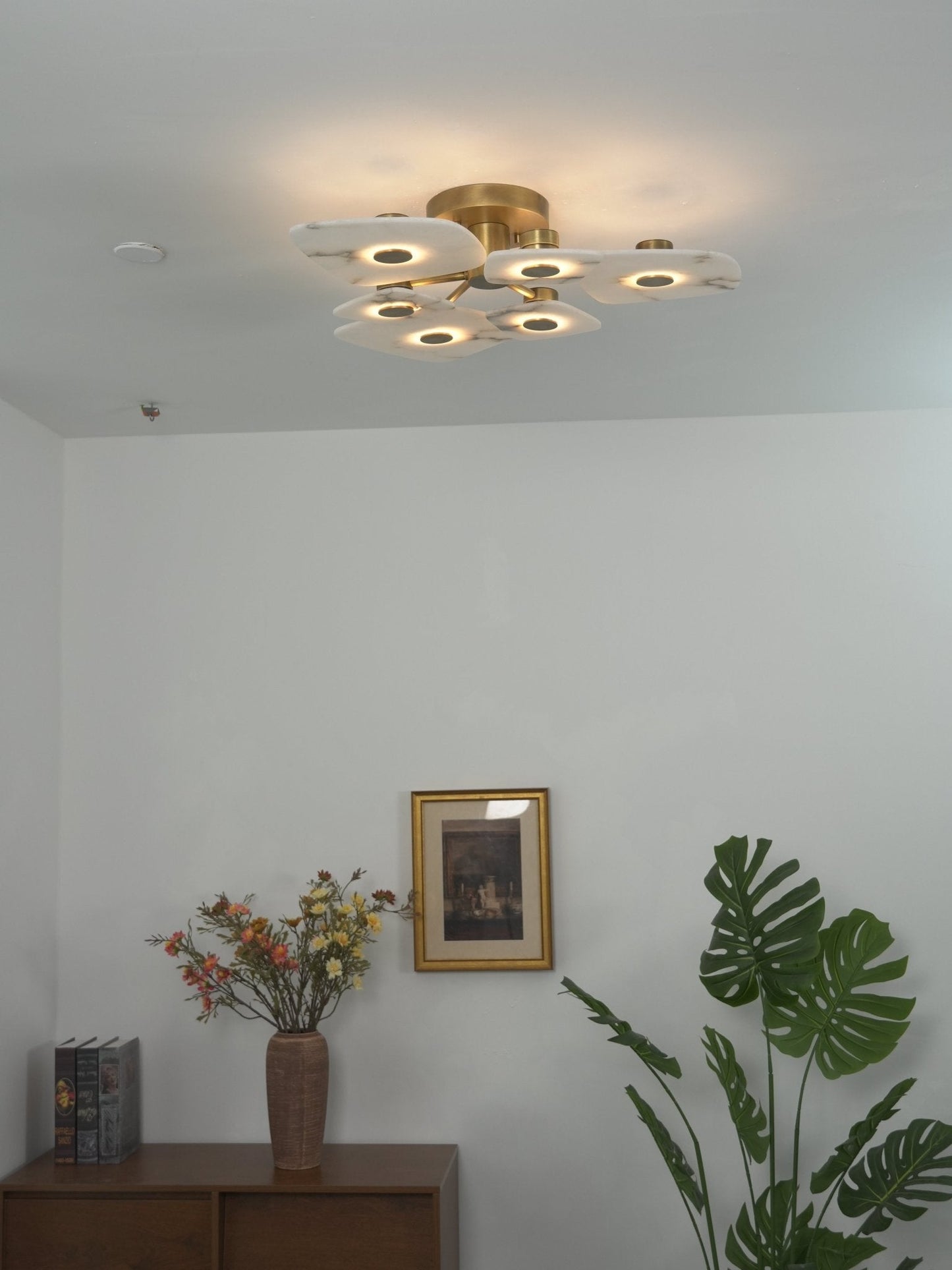 Holmdel Alabaster Flush Mount