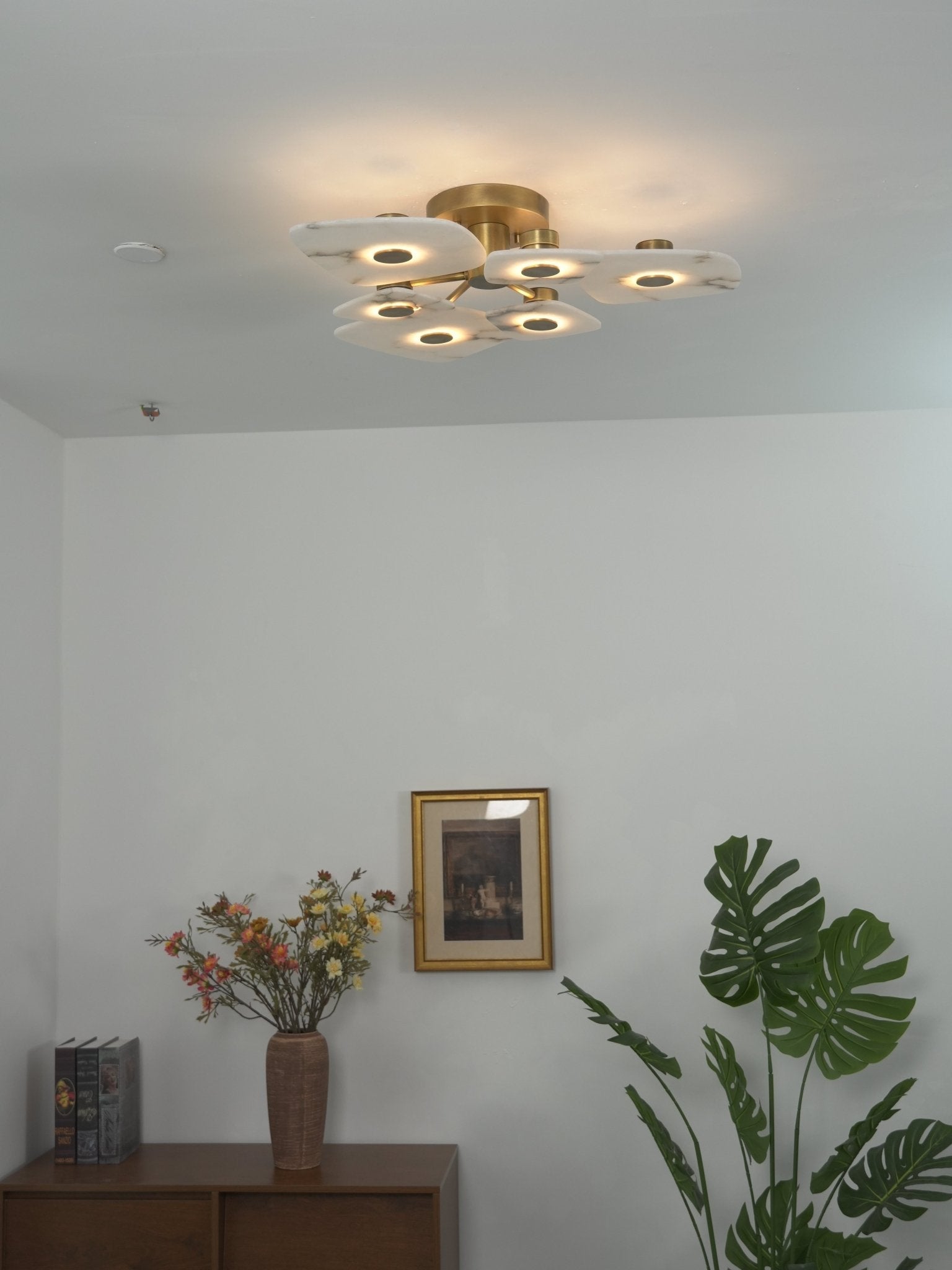 Holmdel Alabaster Flush Mount