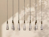 Soltaire Glass Linear Chandelier