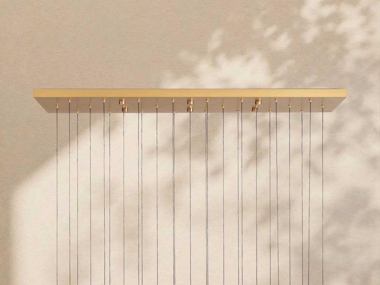 Soltaire Glass Linear Chandelier