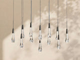 Soltaire Glass Linear Chandelier